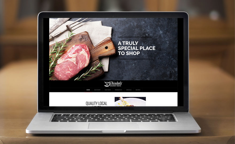 Schinkels' Gourmet Meats Website